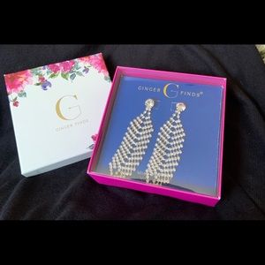 Ginger Finds costume dangling elegant earrings